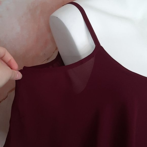 SHOW ME YOUR MUMU Caitlin Ruffle Red Maxi Dress - Picture 5 of 10